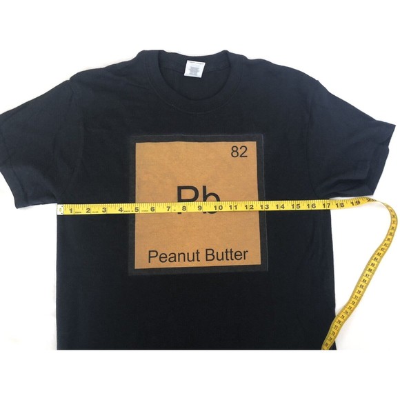 Gildan Adult Small Peanut Butter Pb Element T-Shirt Black Chemistry - Picture 5 of 6